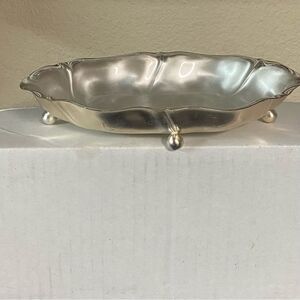 Vintage WMF Ikora 6410 EPBrass Germany Silverplate Candy Dish 1971 9x6